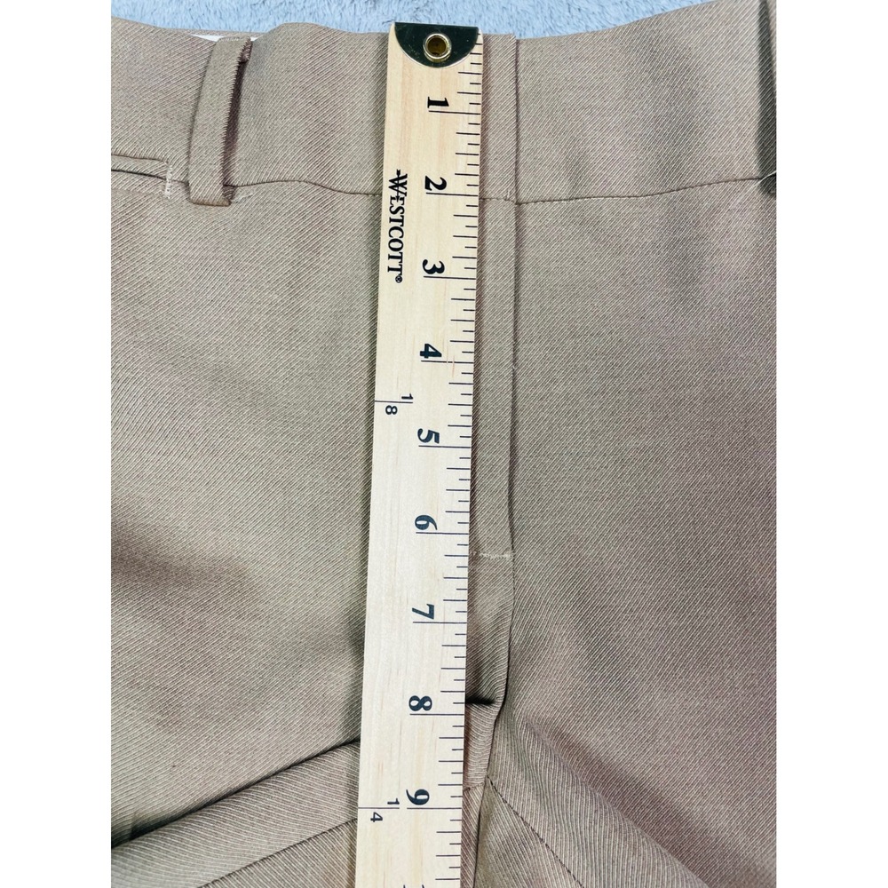 LOFT Marisa Trouser Dress Pant Size 4 Tan Khaki Beige Stretch Work Office Career - Picture 5 of 12